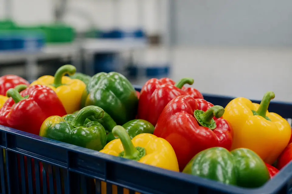 Peppers prepared for export